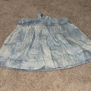 Juicy Couture Denim Blue Skater Skirt